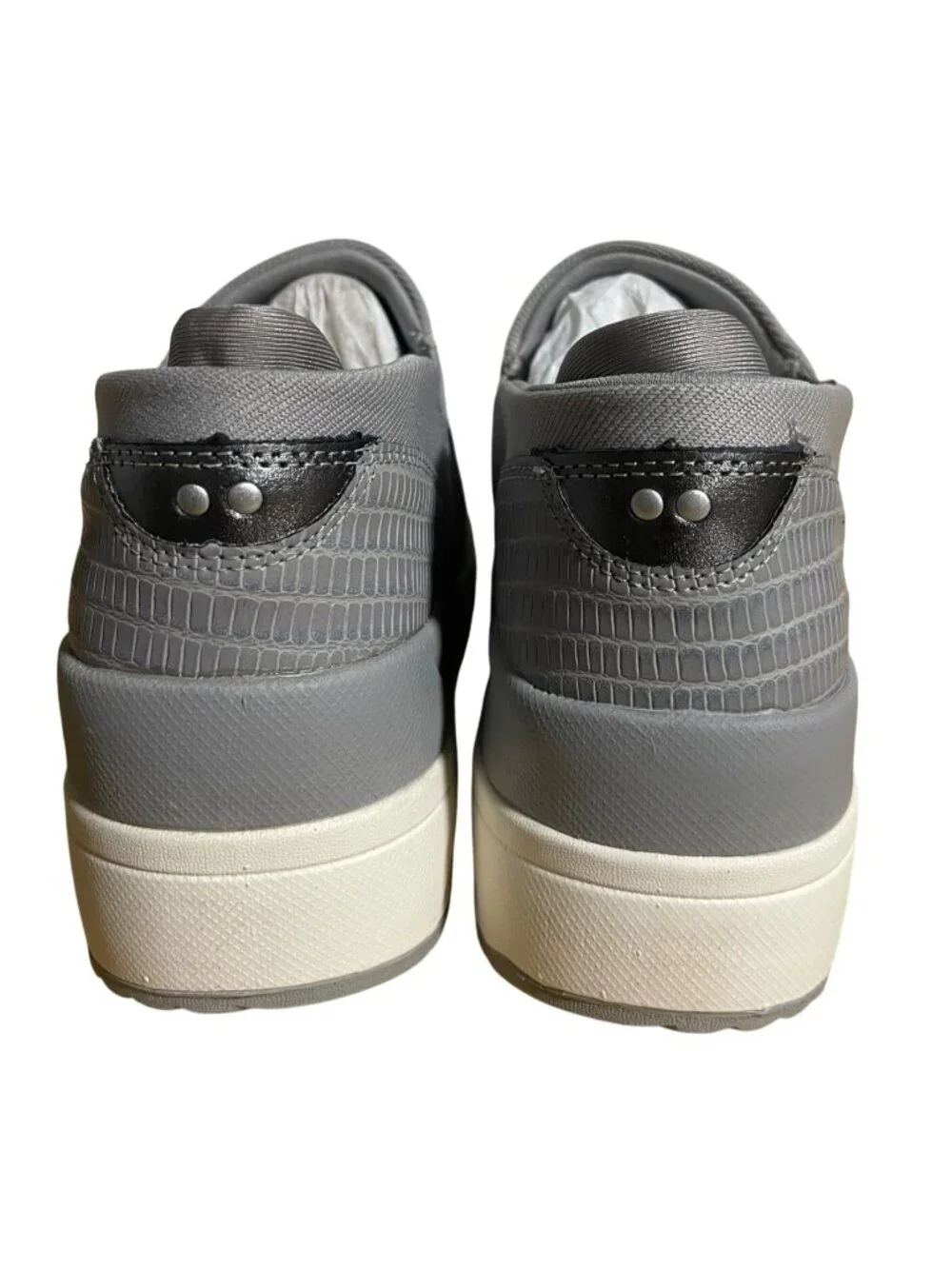 Ryka Guinevere Sneaker Booties in Paloma Gray Womens Size 8.5 Athleisure Casual
